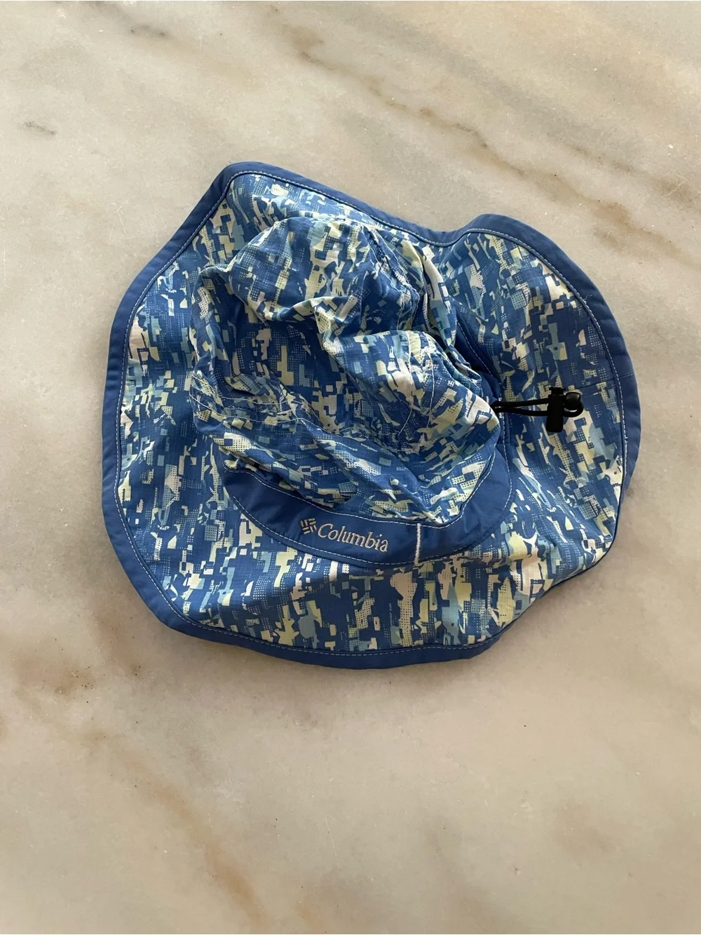 Columbia Blue Digital Camo Sun Hat kids
